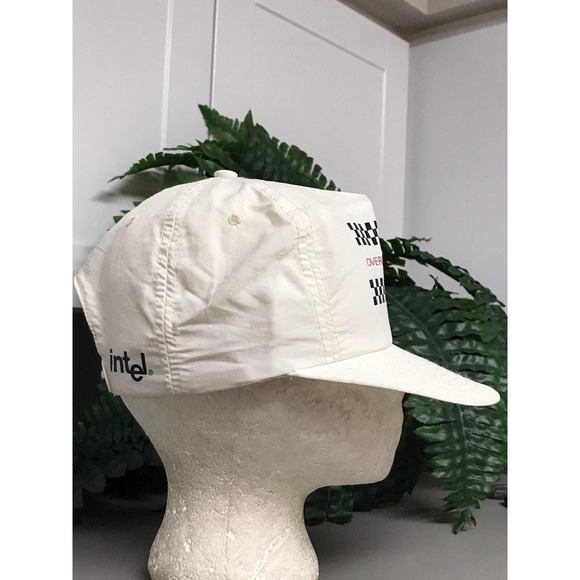 Vtg Intel Overdrive Racing Nylon Hat - Picture 4 of 9